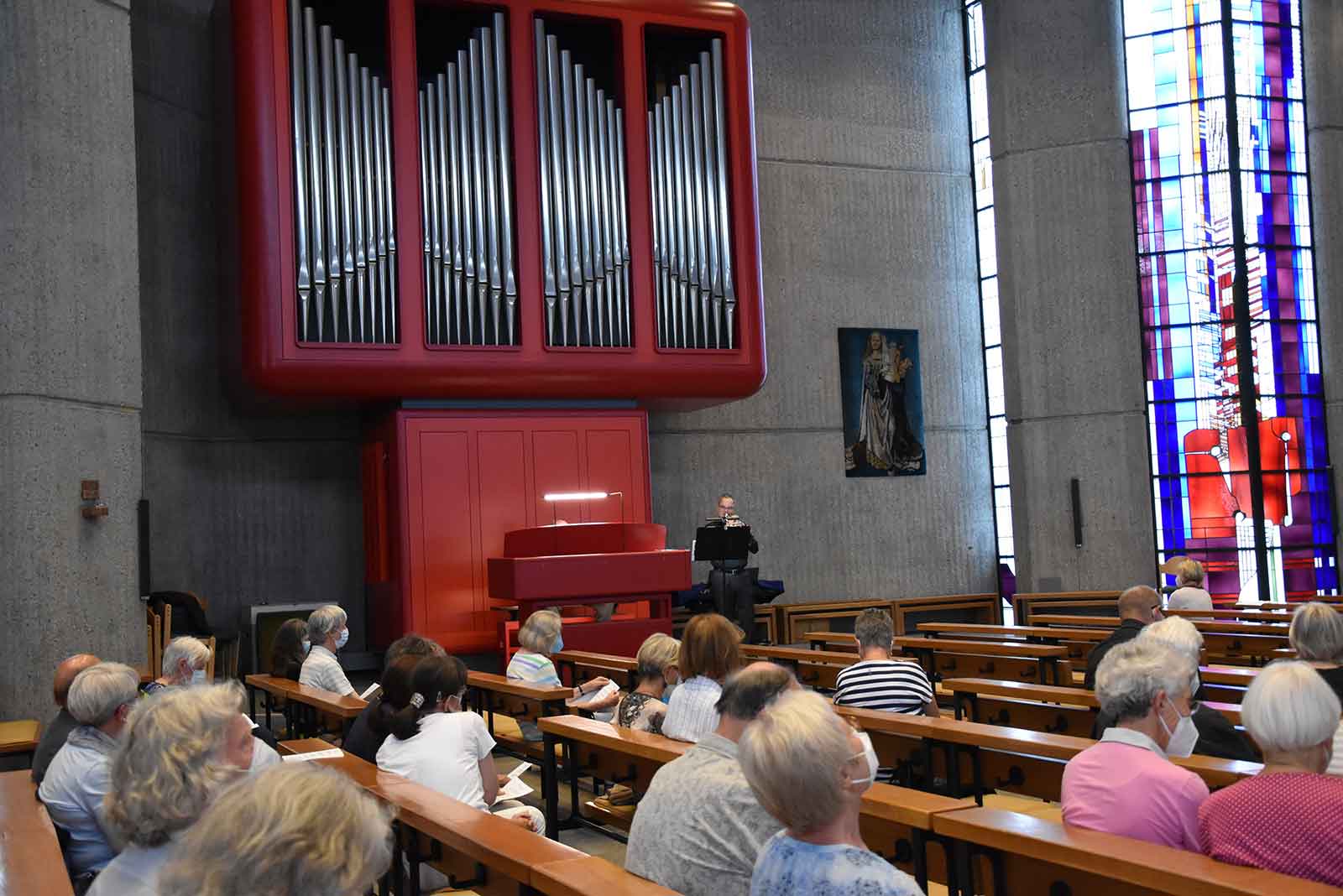 Zahlreiche Besucher erfreuten sich an dem Barockkonzert mit Orgel und Trompete