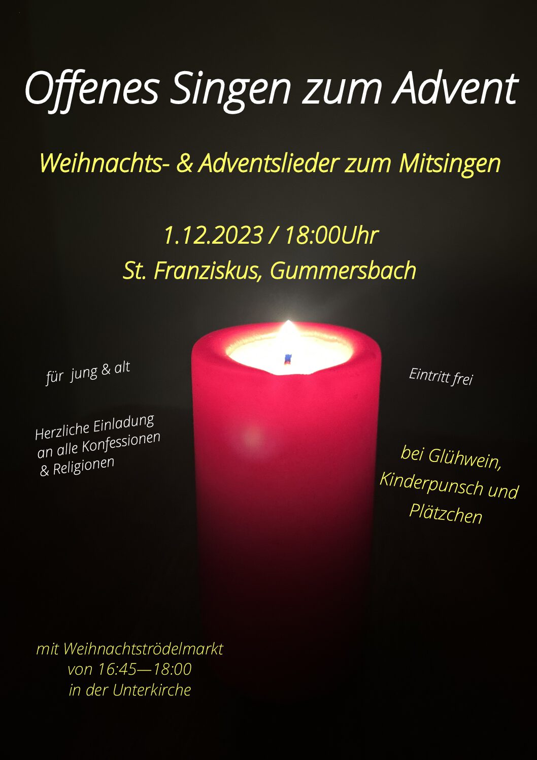 Offenes Singen zum Advent