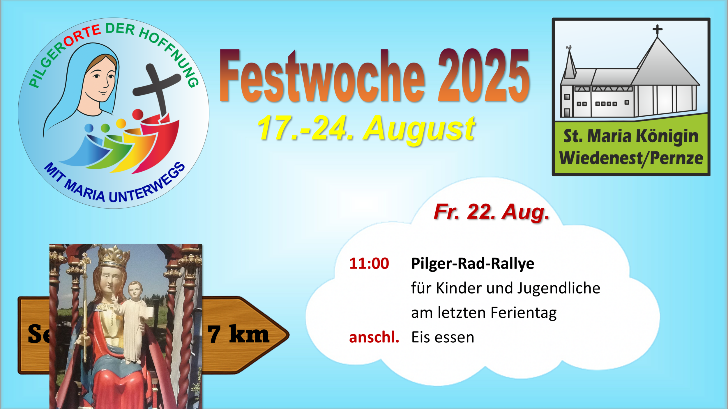 Pilger-Rad-Rallye für Kinder, Jugendliche und Junggebliebene